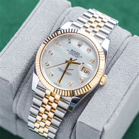 rolex oyster perpetual datejust 44mm|rolex datejust 41mm two tone.